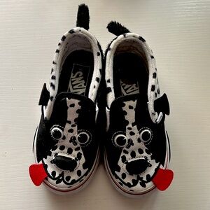 Toddler Dalmatian Vans size 8